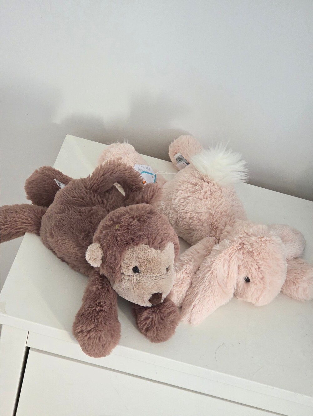 Jellycat Smudge Rabbit and Monkey Bundle